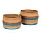 Hello Honey® Multicolor Vibrant Striped Seagrass Basket Set